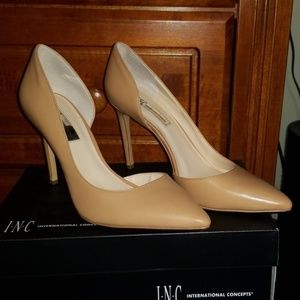 INC International Concepts Tan Heels